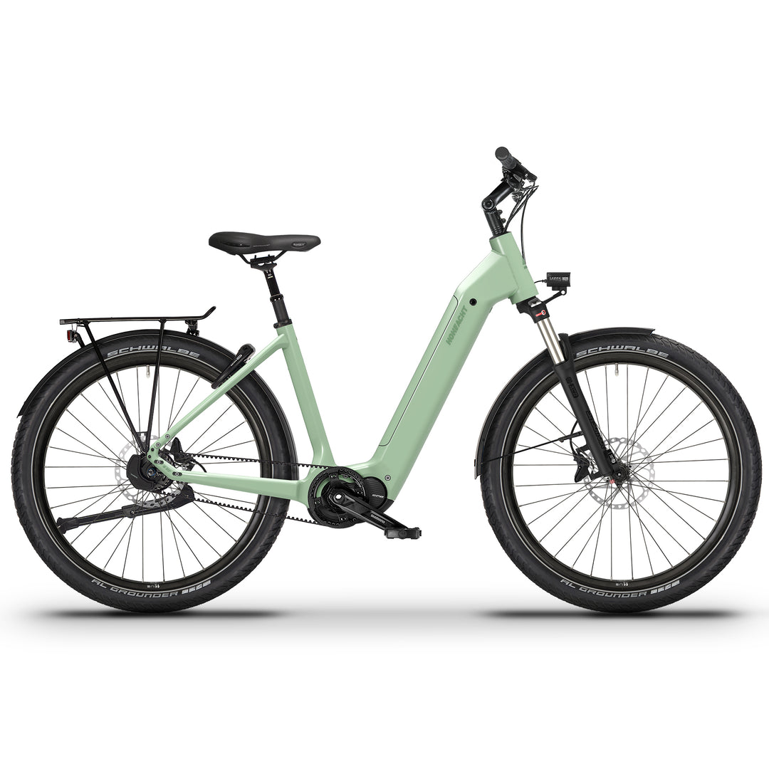 Produktbild eines HoheAcht AMO Urbeno E-Bike in der Variante " Bergminze "