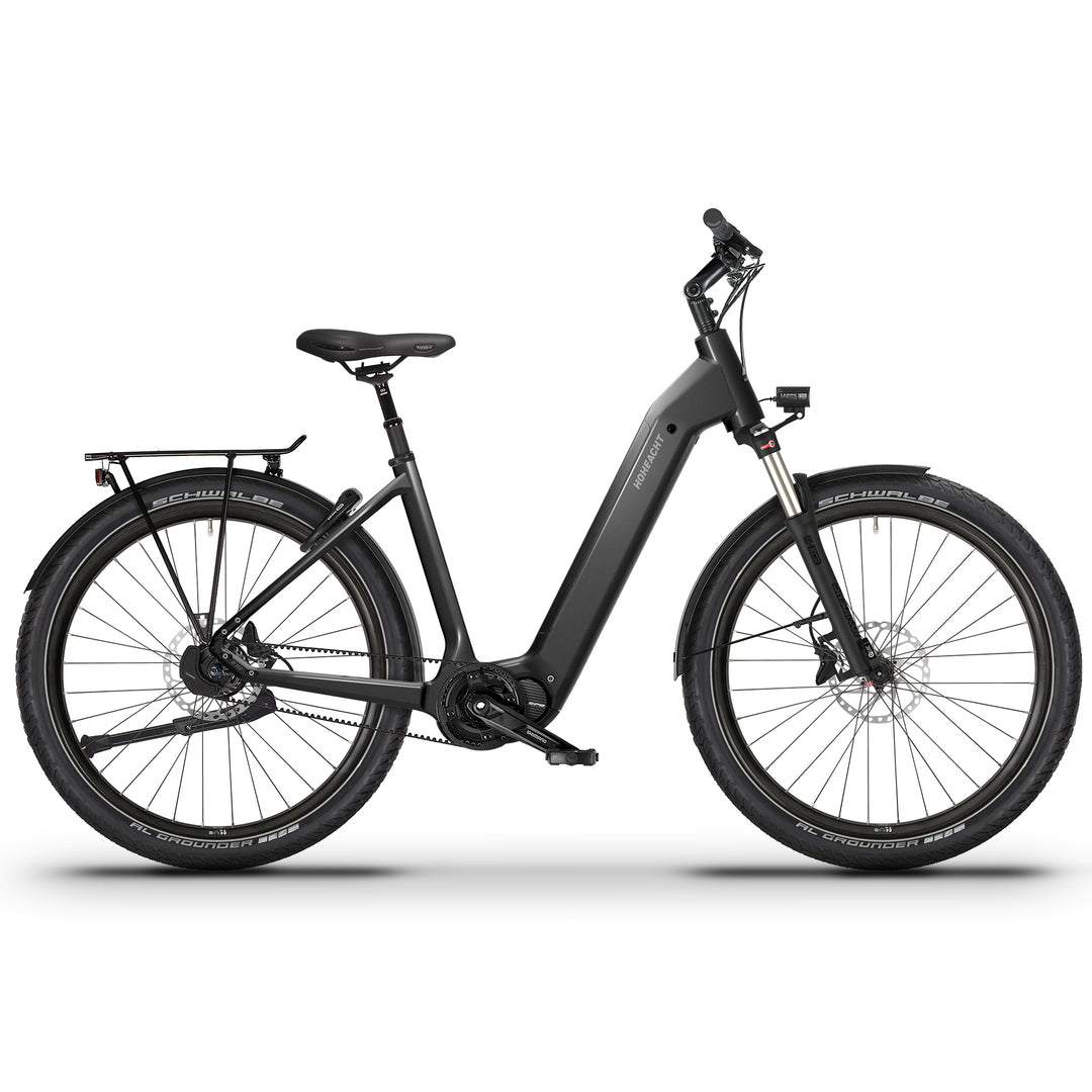 Produktbild eines HoheAcht AMO Urbeno E-Bike in der Variante " Vulkanschiefer "