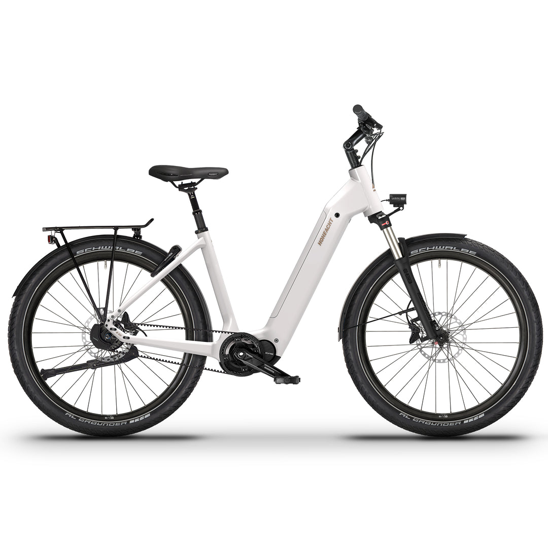 Produktbild eines HoheAcht AMO Urbeno E-Bike in der Variante " Weidemilch "