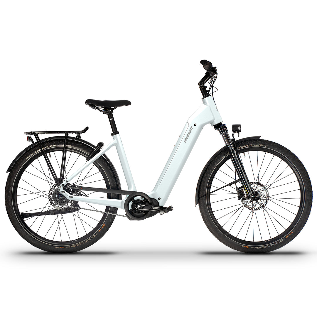 Produktbild eines HoheAcht AMO Vilago E-Bike in der Variante " Schneesturm "