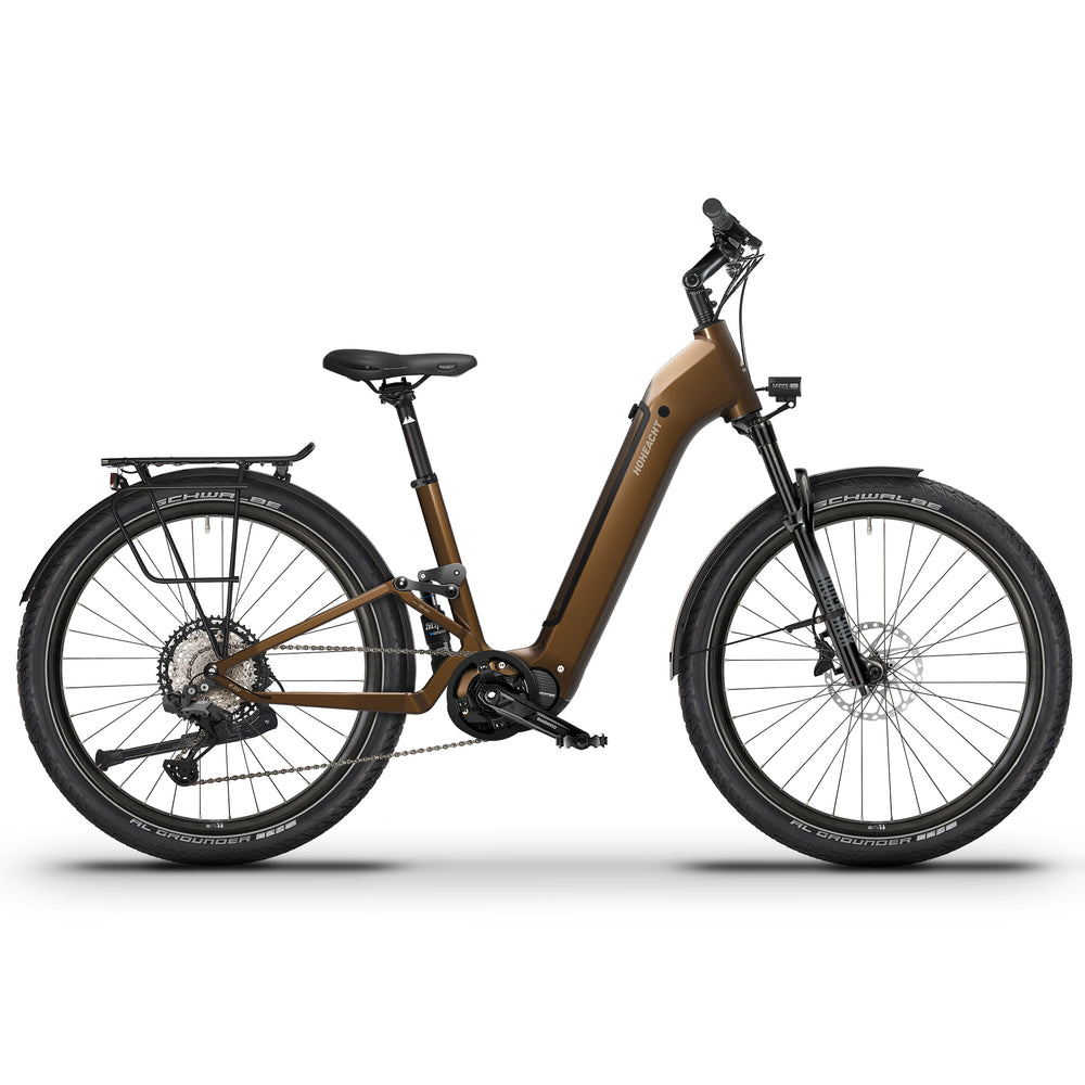 Produktbild eines HoheAcht AMOLA Tereno E-Bike in der Variante " Bernstein "
