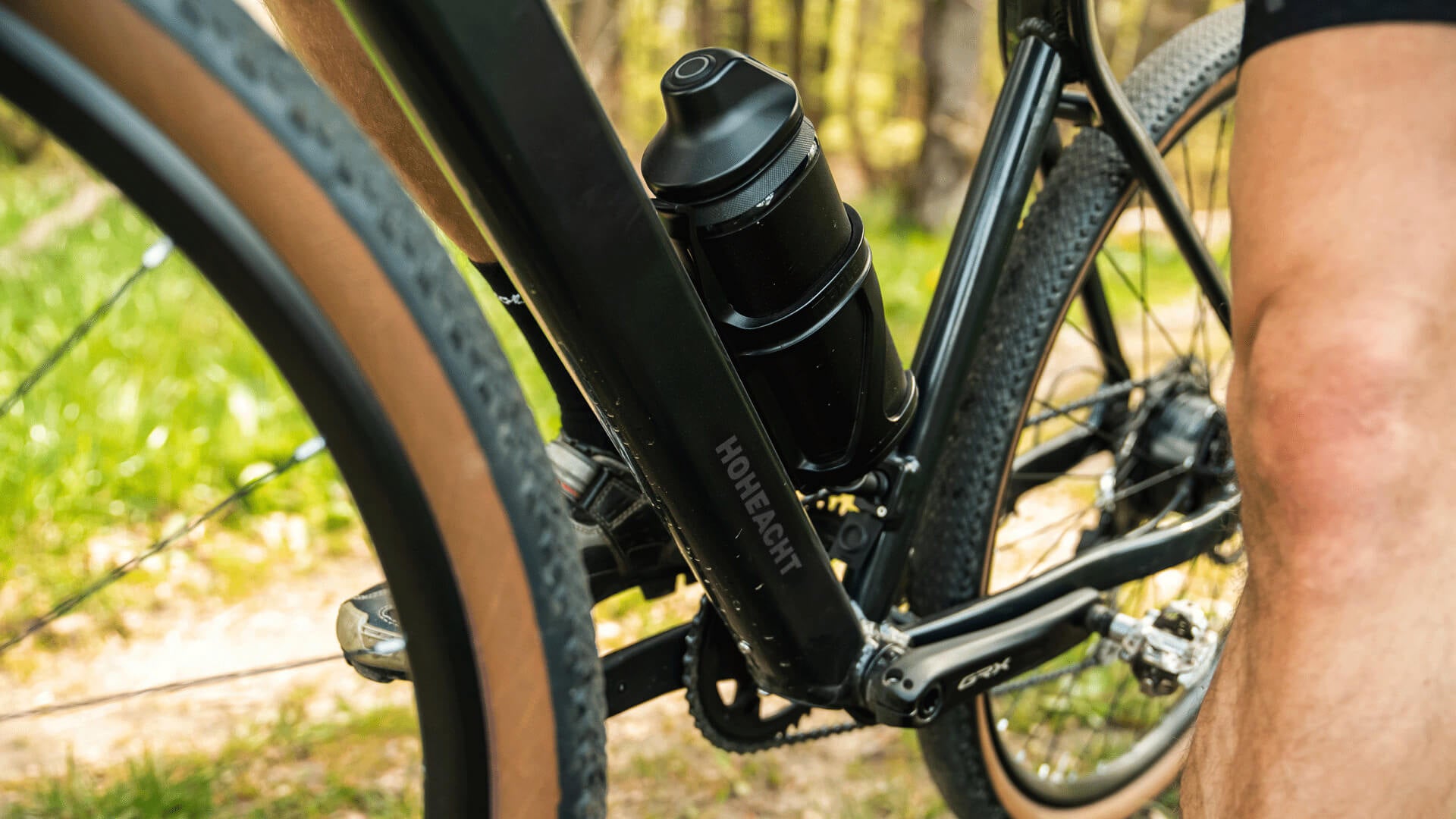 Detailaufnahme eines Akku-Range-Extenders an einem HoheAcht E-Bike