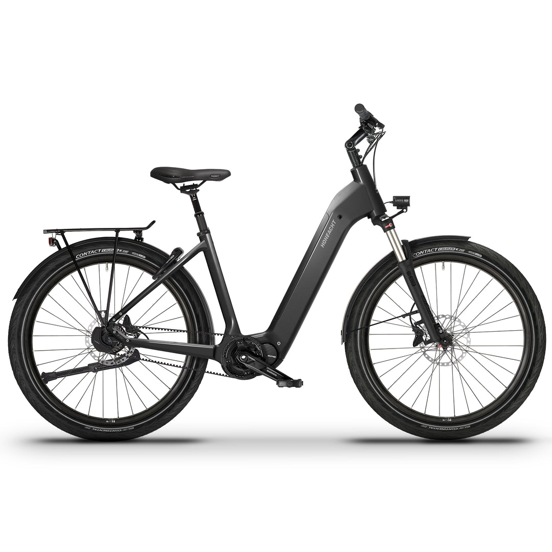 Produktbild eines HoheAcht GRANDAMO Urbeno E-Bike in der Variante " Vulkanschiefer "