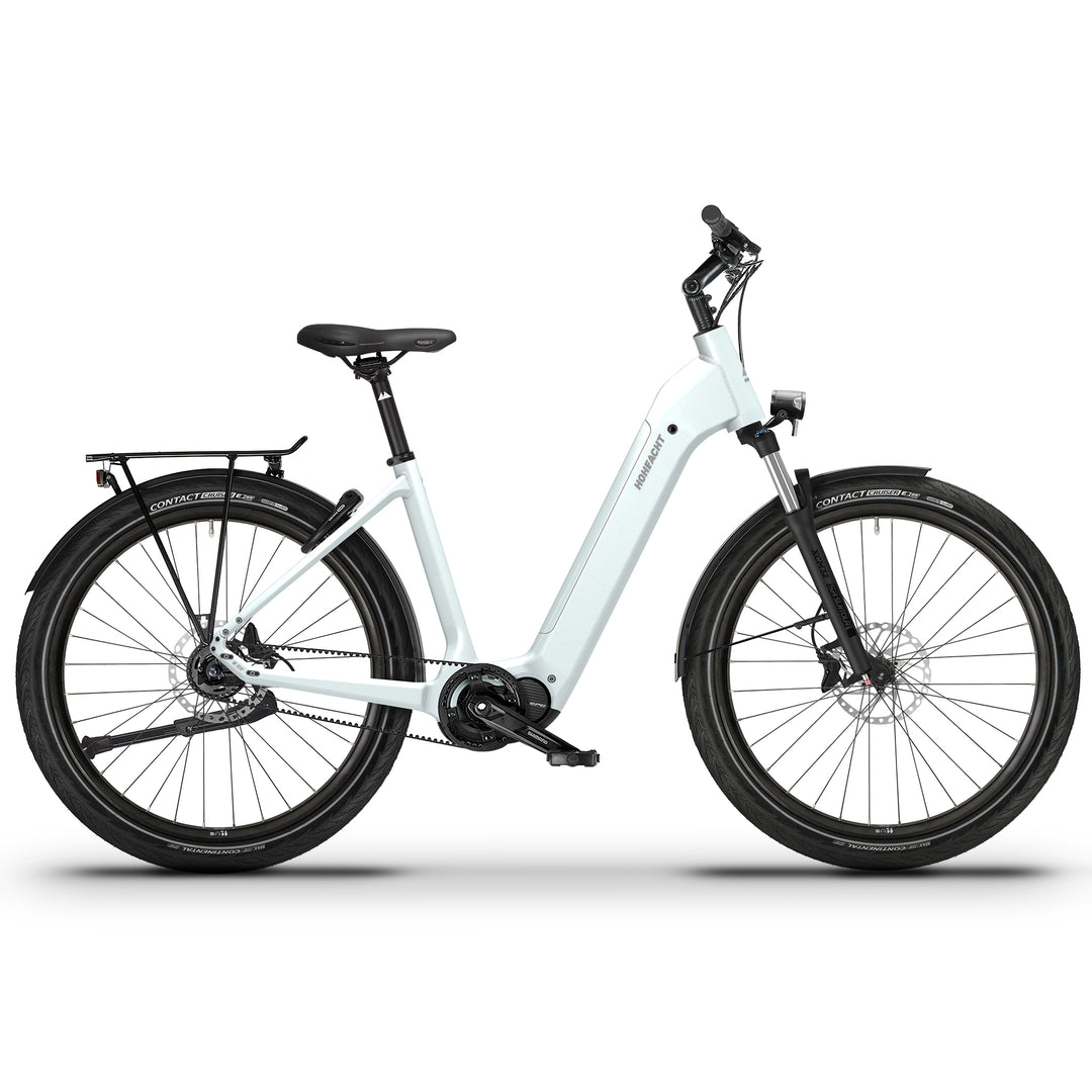 Produktbild eines HoheAcht GRANDAMO Urbo E-Bike in der Variante " Schneesturm "