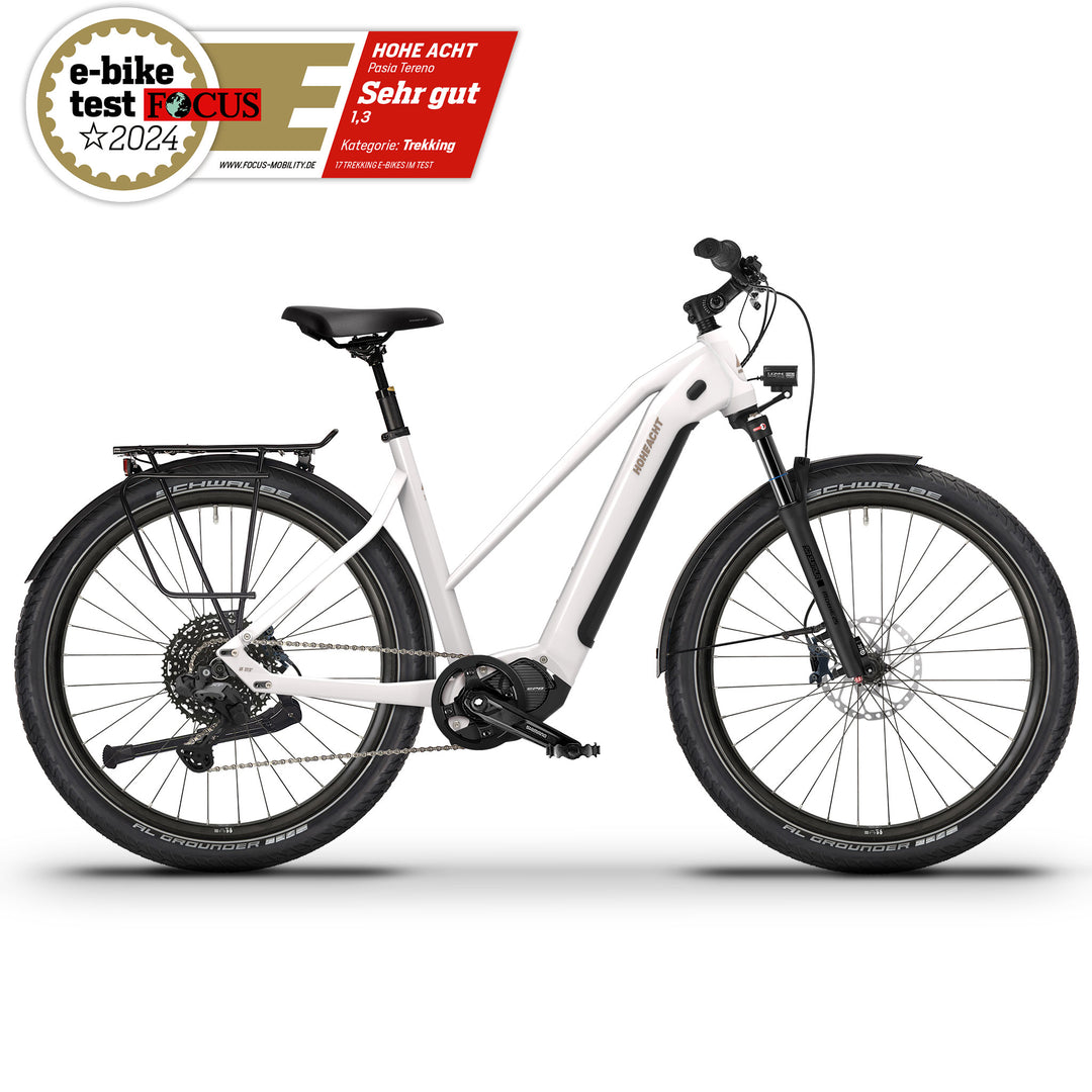 Produktbild eines HoheAcht PASIA Tereno E-Bike in der Variante " Weidemilch "