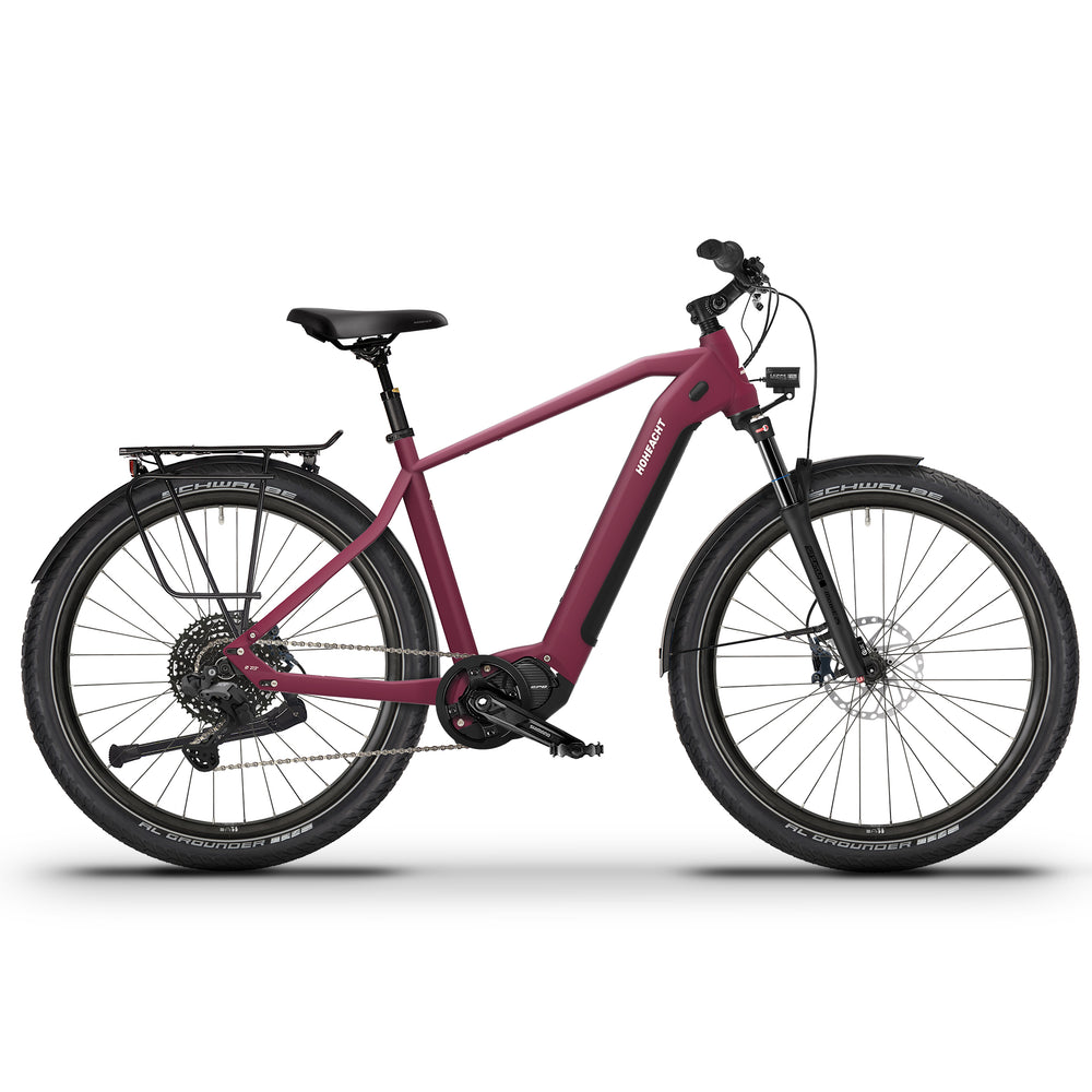Produktbild eines HoheAcht PASIO Tereno E-Bike in der Variante " Bordeaux "