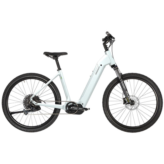 HoheAcht Amo EKO Rokito 2022 E-Bike in Schneesturm, Seitenansicht