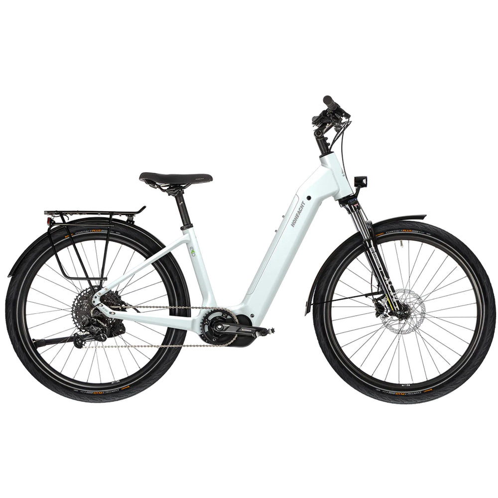 HoheAcht Amo EKO Terra 2022 E-Bike in Schneesturm, Seitenansicht
