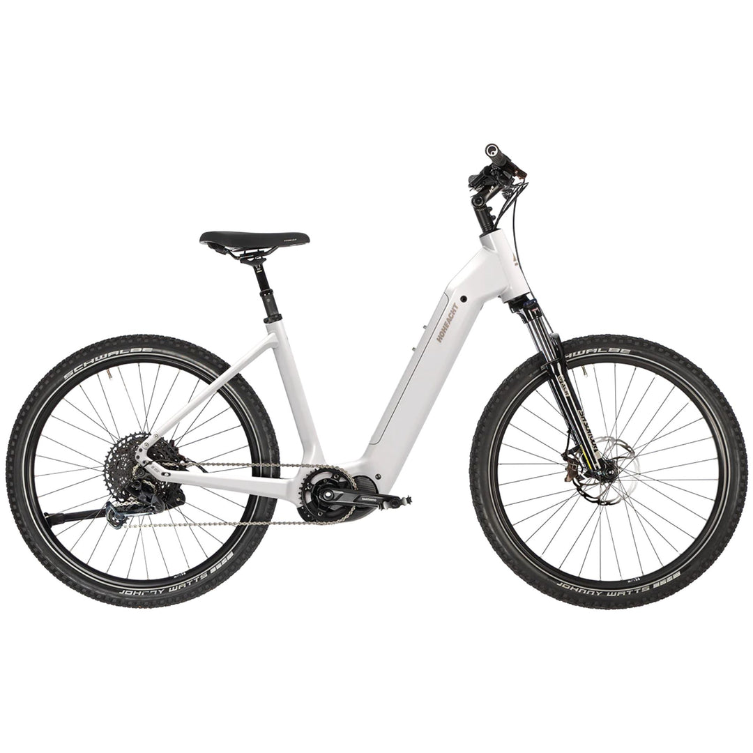 HoheAcht Amo Monto 2022 E-Bike in Weidemilch, Seitenansicht