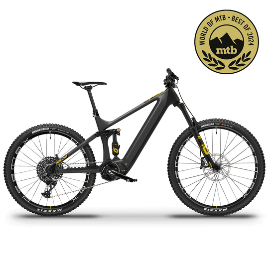 HoheAcht Besta Dio 2024 E-Bike in Höllenotter, Seitenansicht