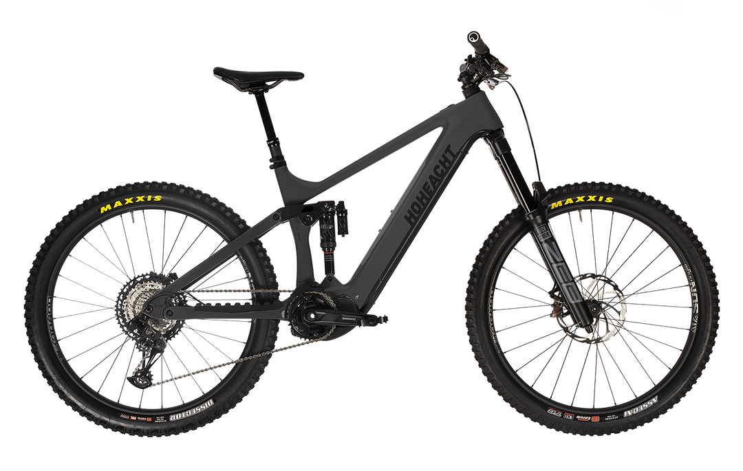 HoheAcht Besta Monto 2022 E-Bike in Nebelkrähe, Seitenansicht