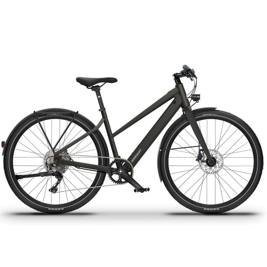 Produktbild eines HoheAcht LUMO Tereno | Trapez E-Bike in der Variante " Obsidian S (44) "